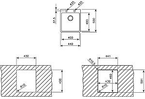 Chiuveta de bucatarie Teka FORLINE RS15 40.40
