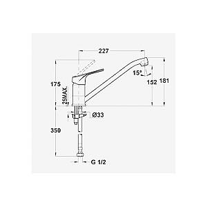 Baterie pentru lavoar Teka MT Plus (MTP 913)