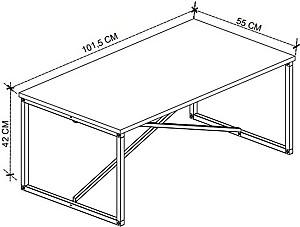 Masuta de cafea, reviste Bofigo 22-08-01 White