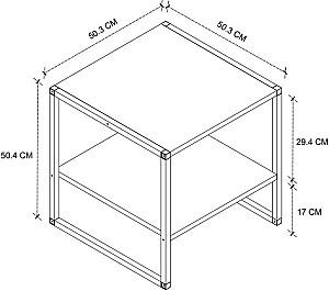 Masuta de cafea, reviste Bofigo 22-55-02 Pine