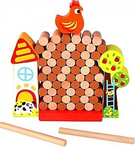 Joc de masa Tooky Toy Jenga Ferma