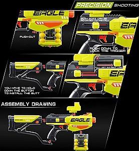 Arma jucarie ChiToys Eagle Agent 61289