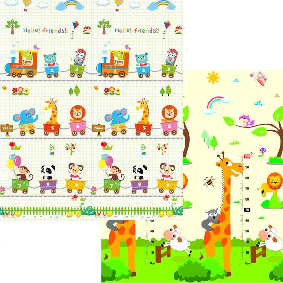 Covoras de joaca copii Toyz Zoo and Train 35778