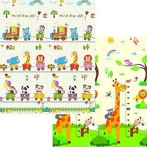 Covoras de joaca copii Toyz Zoo and Train 35778