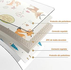 Covoras de joaca copii Toyz Zoo and Train 35778