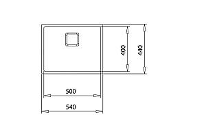 Chiuveta de bucatarie Teka FLEXLINEA RS15 50.40 BRAS