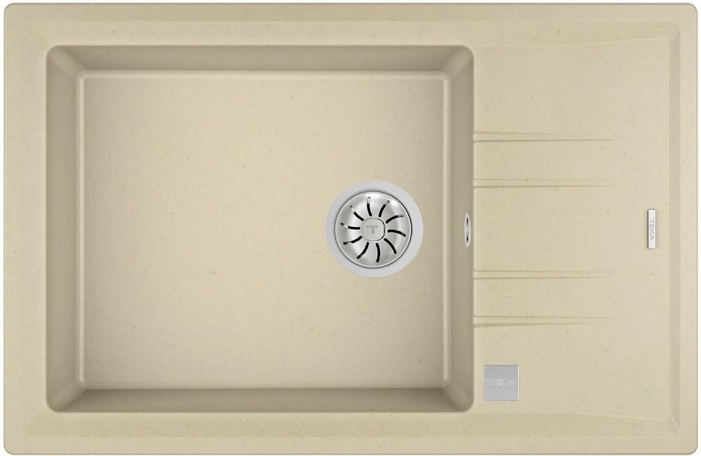Chiuveta de bucatarie Teka Stone 60 S TG 1B 1D tegranit TOPASBEIGE