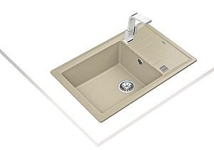 Chiuveta de bucatarie Teka Stone 60 S TG 1B 1D tegranit TOPASBEIGE