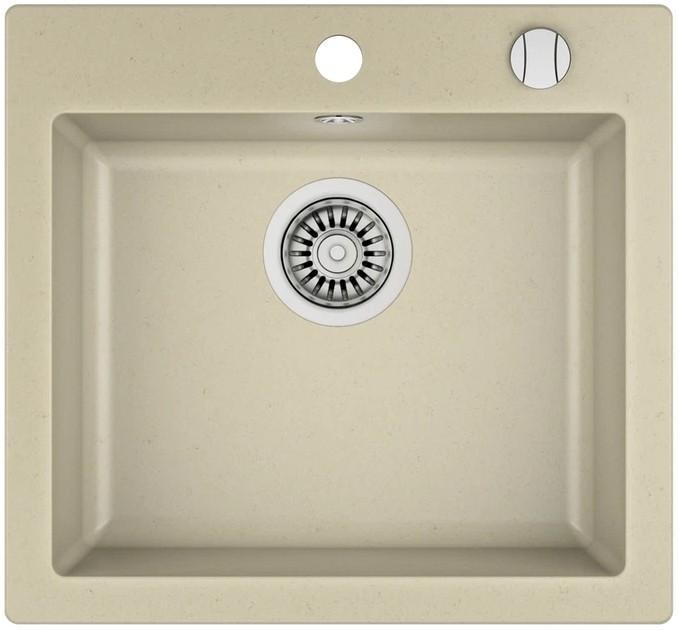 Chiuveta de bucatarie Teka CLIVO 50 S-TQ tegranit TOPASBEIGE