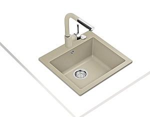 Chiuveta de bucatarie Teka CLIVO 50 S-TQ tegranit TOPASBEIGE