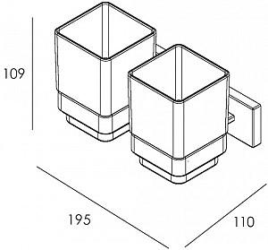 Suport pentru periute de dinti IMPRESE Bilovec (122255)