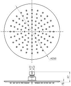 Set de duș IMPRESE S250SS6