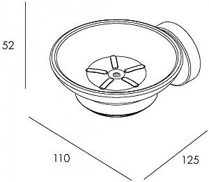 Suport pentru sapun IMPRESE Skala 111275