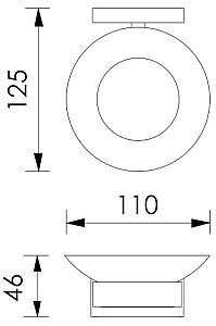 Suport pentru sapun IMPRESE Valtice 110320