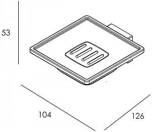 Suport pentru sapun IMPRESE Bilovec 111255