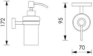 Dozator sapun lichid IMPRESE Valtice 170320