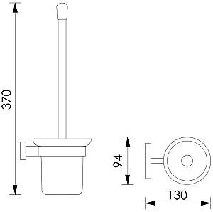 Perie de WC IMPRESE Valtice 150320