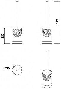 Perie de WC RJ Rozzy Jenori Warsaw (RJAC022-01NI)
