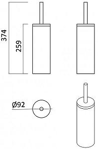 Perie de WC RJ Rozzy Jenori Poznan (RJAC025-02WO)