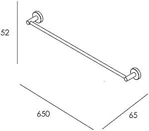Cuier pentru baie prosoape IMPRESE Skala 132275