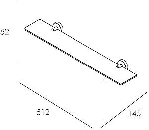 Raft pentru baie IMPRESE Skala 161275