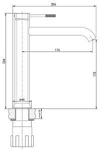 Baterie pentru lavoar IMPRESE Brenta ZMK081906011