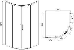 Cabina de dus VOLLE Solo (1010.114501)