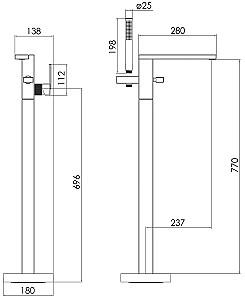 Baterie cada IMPRESE Deira (75844)