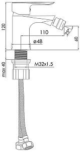 Baterie pentru bideu IMPRESE Vaclav F03106406AA