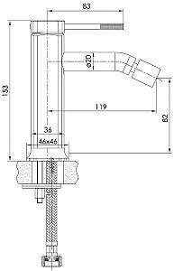Baterie pentru bideu IMPRESE Brenta ZMK071901070