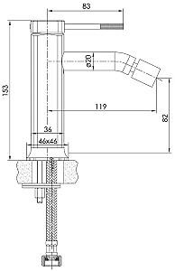 Baterie pentru bideu IMPRESE Brenta ZMK081906070