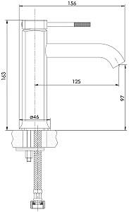 Baterie pentru lavoar IMPRESE Brenta ZMK081906010