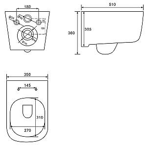 Vas WC VOLLE Hippo (13-44-202)
