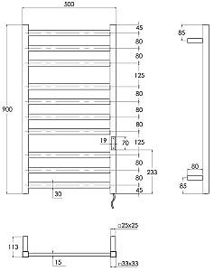 Uscător de prosoape IMPRESE i-Heat IHS509010121