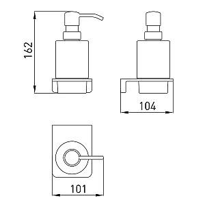 Dozator sapun lichid VOLLE SOLO 2510.230102