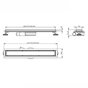Rigola de dus VOLLE 9046.211314