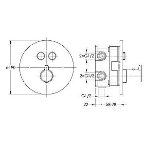 Baterie dus IMPRESE SMART CLICK (ZMK101901237)
