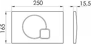 Buton de scurgere IMPRESE i-FRAME i7115PC