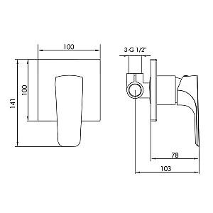 Baterie dus IMPRESE VALTICE VR-15320(Z)