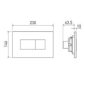 Buton de scurgere VOLLE MASTER NEO 221515