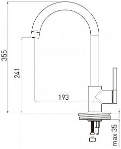 Robinet bucatarie VOLLE Mora (1537.110125)