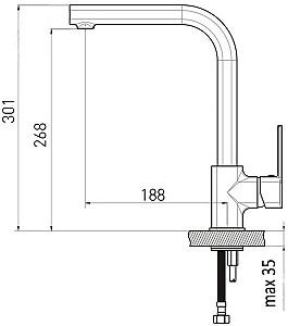 Robinet bucatarie VOLLE Sota (1538.110101)