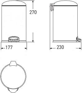 Cos de gunoi VOLLE 14-03-53W