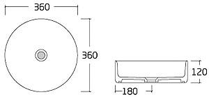 Lavoar baie VOLLE 13-40-333B&W