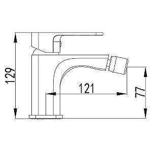 Baterie pentru bideu IMPRESE BILOVEC 40255