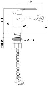 Baterie pentru bideu IMPRESE Aria f03107501AA