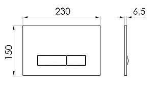 Buton de scurgere IMPRESE i-FRAME i9040ВOLIpure