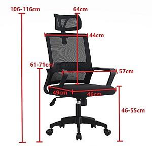 Fotoliu de birou Xenos Bucharest Black