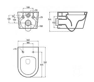 Vas WC IMPRESE i11839