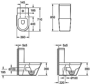 Vas WC VOLLE Nemo (13-17-377)